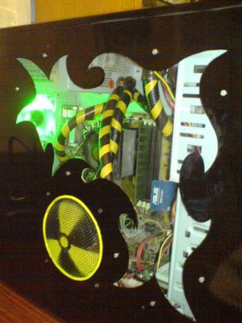 Моддинг корпуса Middle Tower ATX Delux M9912
